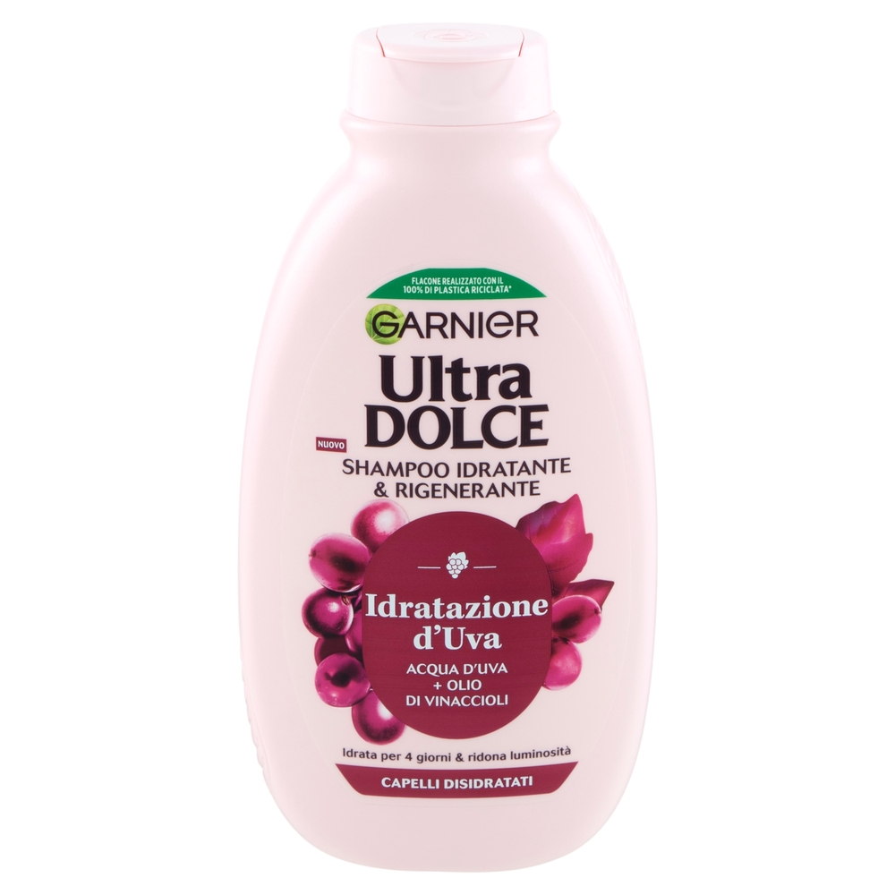 Garnier Ultra Dolce Shampoo Idratante & Rigenerante Idratazione d'Uva 300 ml